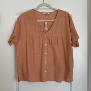 Peach Madewell top